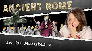 American Reacts to Ancient Rome in 20 Minutes