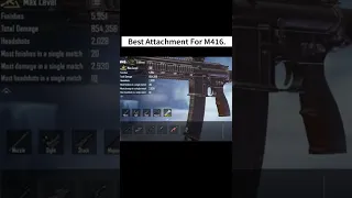 Best M416 Close Range Attachments For M416 🔥 Only Headshot Attachments