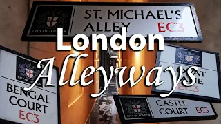 LONDON ALLEYWAYS & HIDDEN PUBS – Explore the BEST backstreets to VISIT in the City of London.