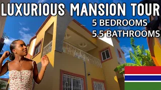 INSIDE A 5-BEDROOM MANSION IN GAMBIA | HOUSE TOURS IN AFRICA