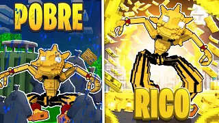 RICO VS POBRE DO SUN RISE no Minecraft!