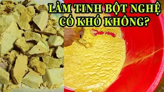 Chi Tiết Các Bước Làm Tinh Bột Nghệ 100% Nguyên Chất Tại Nhà