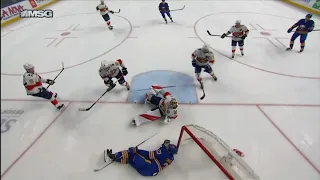Double Whammy As Mattias Samuelsson Takes Puck To The Face And Then Crashes Into The Net