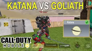 New Katana Operator Skill (Shadow Blade) vs XS1 Goliath in COD Mobile | Call of Duty Mobile