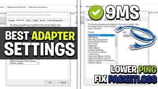 Optimise Your Network Adapter For Higher Speeds & Lower Latency 🔥 (Fix Pack Loss & Ping Spikes)
