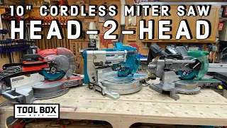 Best 10-inch Cordless Sliding Miter Saw - Head-2-Head Test