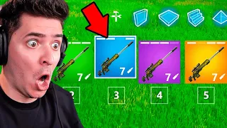 DESAFIO SÓ VALE A NOVA SNIPER DO FORTNITE!