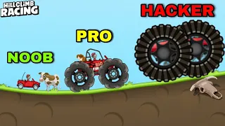 Hill Climb Racing :-  NOOB vs PRO vs HACKER