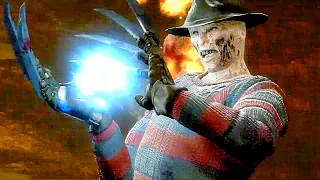 MK9 Freddy Krueger Performs All Intro Poses & Side by Side Comparison