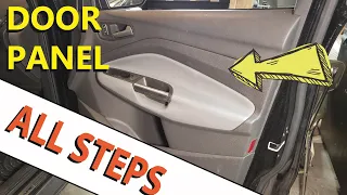 Front Interior Door Panel Removal for 2013-2016 Ford Escape: HOW TO ESCAPE