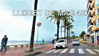 Lloret de Mar & Tossa de Mar (Gerona, Cataluña, Spain) Driving Tour 4K Scenic Drive