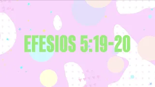 Efesios 5:19 20