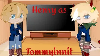 Henry Danger React to Henry as Tommyinnit | Gacha Life Reaction Video