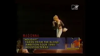 Madonna - Holiday (Blond Ambition Tour-1990) MTV