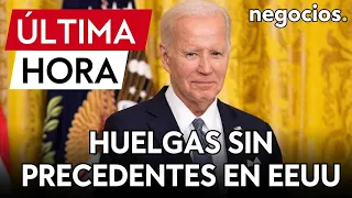 ÚLTIMA HORA: Huelgas sin precedentes en EEUU. ¿Jaque mate a Joe Biden?