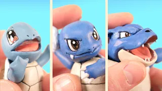 I made the Squirtle Evolution Line into a single amazing sculpture!