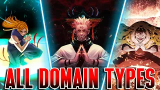 ALL DOMAIN TYPES EXPLAINED | Jujutsu Kaisen