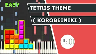 Tetris Theme - (Korobeiniki) - Piano Tutorial - Easy- Piano101