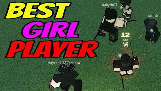 BEST GIRL PLAYER DESTROYS TEAMERS SOLO (1V4) IN ROGUE DEMON