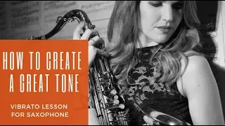Vibrato - How to create a great tone on the saxophone . 🎶 Amazing Grace sax lesson/tutorial.