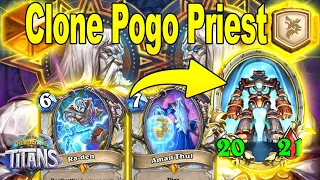 Buffed Clones Pogo Ra-den Priest Is Finally A Great Deck To Play Every Day At Titans Hearthstone