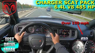 2020 Dodge Charger Scat Pack 6.4L V8 485 HP TOP SPEED AUTOBAHN DRIVE POV