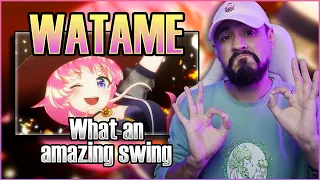 Watame - What an amazing swing | Reacción (español)