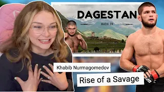 New Zealand Girl Reacts to Khabib Nurmagomedov - The Rise of a SAVAGE!