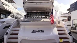 2019 Princess S65 Luxury Yacht - Deck and Interior Walkthrough - 2019 Miami Yacht Show
