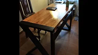 Industrial office table | DIY