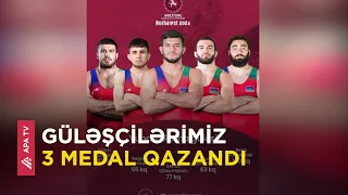 Avropa çempionatında Azərbaycan güləşçiləri 3 medal qazandılar – APA TV