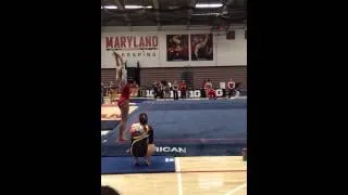 Katy Dodds UMD intrasquad 2014 floor