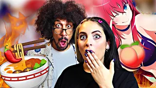 Scène HOT = Tu manges les nouilles les PLUS PIQUANTES du monde ! Feat @mathykl