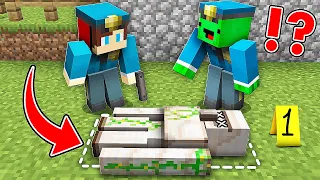 Mikey and JJ BECAME Police and INVESTIGATE the GOLEM CASE in Minecraft! Best of Maizen - Compilation