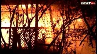 Raw Video: Jeffersonville House Fire