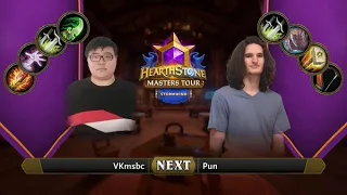 VK.msbc vs Pun | Top 8 | Hearthstone Masters Tour Stormwind