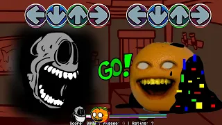 DOORS but Annoying Orange sing it | FNF Rush Vs Annoying Orange Sings DOORS Song