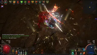 【Path of Exile】200M dps 3.21 Slayer Vengeant Cascade Frost Blades Uber Searing Exarch