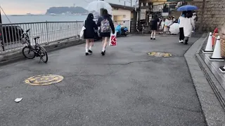 Walking tour Kamakura station 4K 鎌倉駅