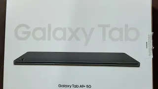 Samsung galaxy tab A9 plus 5g tablet Indian retail unit purchased unit unboxing and review in hindi