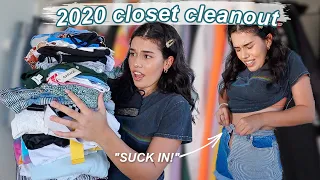 MASSIVE closet cleanout for 2020! *i went OFF*