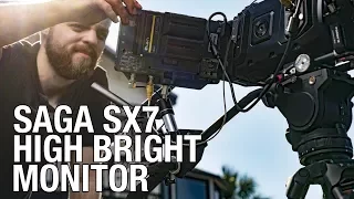 Saga SX7 7" Super High Bright Monitor with Scopes