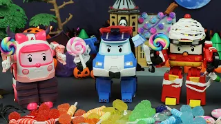 Halloween Candy Song🍭 | 🎃Halloween Song | Toy for Kids | Songs for Children | Robocar POLI TV