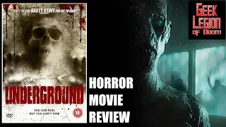 UNDERGROUND ( 2011 Ross Thomas ) The Descent Style Creature Feature Horror Movie Review