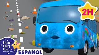 La Canción de Limpiar los Autobuses |🚌 Caricaturas de autobuses 🚌| Canciones infantiles |LBB Español