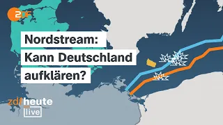 Nordstream-Pipelines - Kann Deutschland den Fall lösen? | Die Analyse bei ZDFheute live