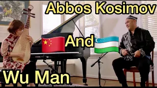 ABBOS KOSIMOV AND WU MAN | CHINA AND UZBEKISTAN | DOIRA DOYRA DAFF DARBUKA TABLA DRUM SOLO |