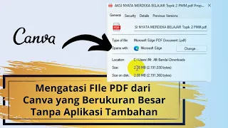 Mengatasi Ukuran File PDF dari Canva yang Lebih dari 10 MB