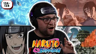 Sasuke Vs Itachi FULL FIGHT!! Naruto Shippuden Ep 136-138 REACTION