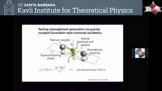Tabletop experiments for quantum gravity ▸ Jake Taylor #NOVEL-OC21